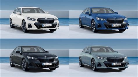 New 2024 BMW 5 Series COLOURS (BMW i5 Colours)! What's your pick? - YouTube