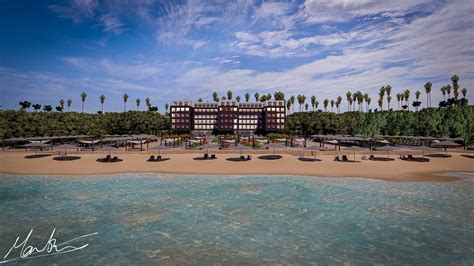 sea view hotel on Behance