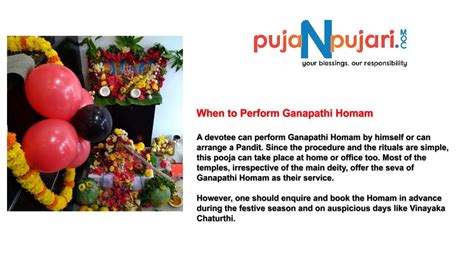 Ganapathi Homam Procedure, Benefits, Material & Cost By Puja N Pujari - YouTube