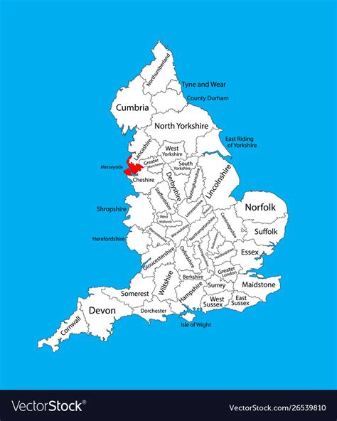 Map Of Merseyside Uk - Charin Aprilette