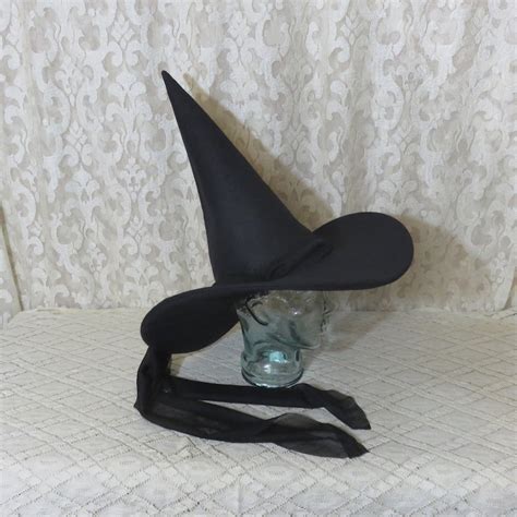 Wizard of Oz Wicked Witch of the West Hat Black Wool Felt Hat - Etsy