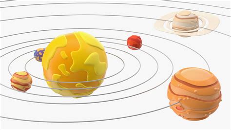 Cartoon Solar System 3D Model $199 - .3ds .blend .c4d .fbx .max .ma .lxo .obj - Free3D