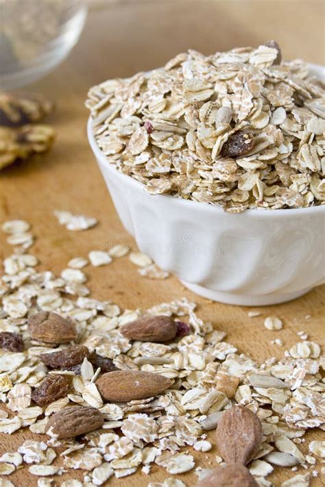 Muesli with nuts stock image. Image of corn, fresh, grain - 14370667