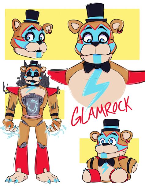 (OC) Glamrock Freddy! : r/fivenightsatfreddys