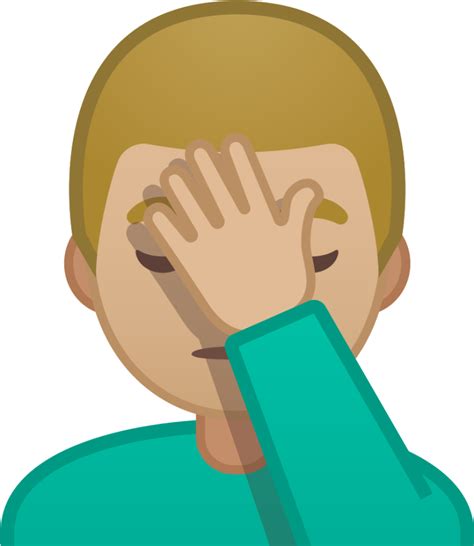 Facepalm Emoji Png Background