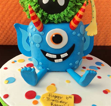 Delectable Cakes: Happy Birthday Monster Cake