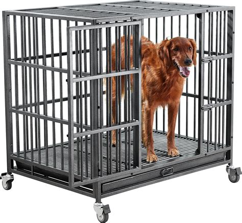 Frisco Ultimate Heavy Duty Steel Metal Dog Crate, Large - Chewy.com