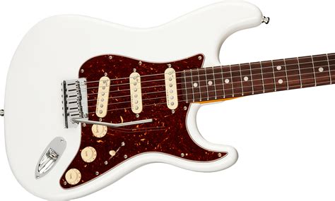 Fender American Ultra Stratocaster (USA, RW) - arctic pearl Guitare ...