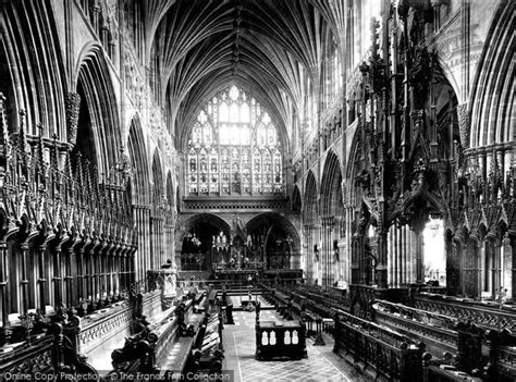 Photo of Exeter, Cathedral, Choir East 1924 - Francis Frith