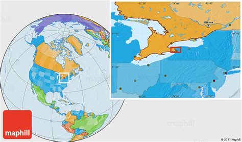 Niagara Falls World Map | Island Maps