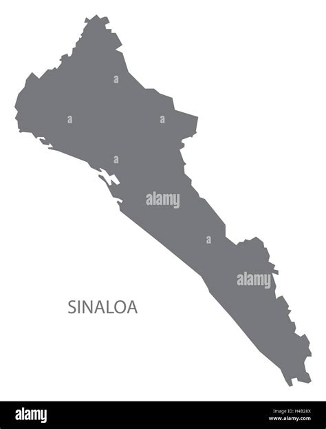 Sinaloa map vector hi-res stock photography and images - Alamy