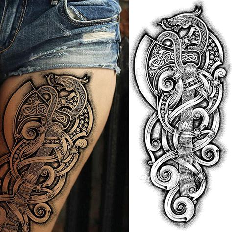 Tribal Axe Tattoo