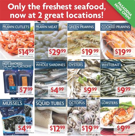 Sharing Love for Fresh Seafood: August 2012 Market Specials - Cappo ...