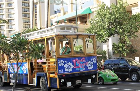 Ride the Waikiki Trolley around town & to Honolulu Attractions