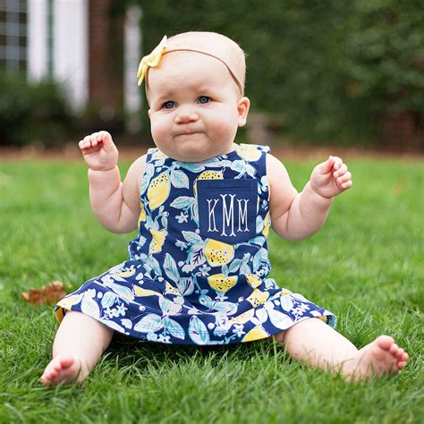 Personalized Girl's Bow Swing Dress - Marleylilly Kids