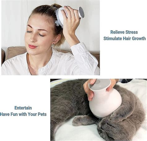 Electric Scalp Massager Portable Stress Reduction Hair Growth Stimu... | Fruugo FI