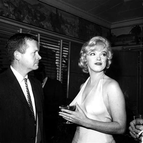 Marilyn Monroe and Bob Thomas at a social event Photo Print - Bed Bath ...