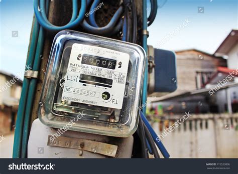 Watt Hour Meter Stock Photo 115523806 : Shutterstock