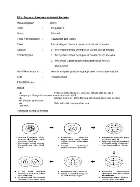 RPH Pendekatan Inkuiri Terbuka IBSE | PDF