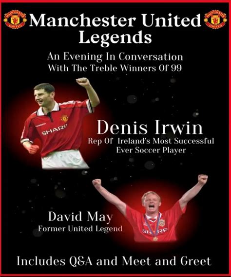 Former Manchester United Legends coming to Treacy's West County Hotel