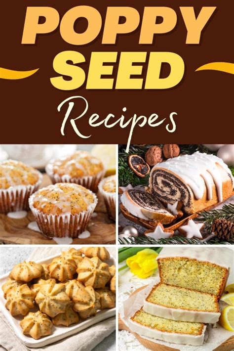 30 Easy Poppy Seed Recipes (Desserts and More) - Insanely Good