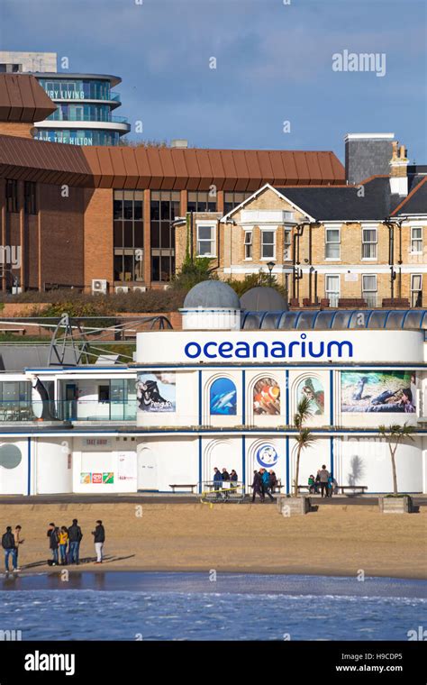 Oceanarium, the Bournemouth aquarium, by the seaside at Bournemouth in ...