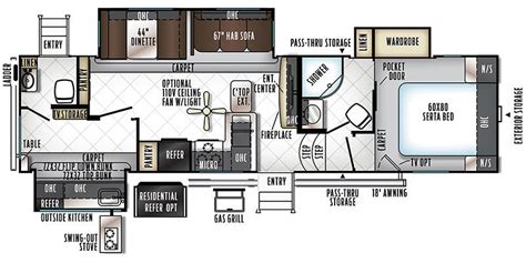 Forest River Rockwood Signature Ultra Lite 5th Wheel Floor Plans | Floor Roma