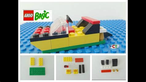 LEGO Easy Tutorial Boat How to build Speedboat Lego Basic Instruction ...