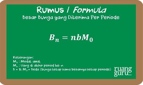 Cara Menghitung Bunga Tunggal | Matematika Kelas 12