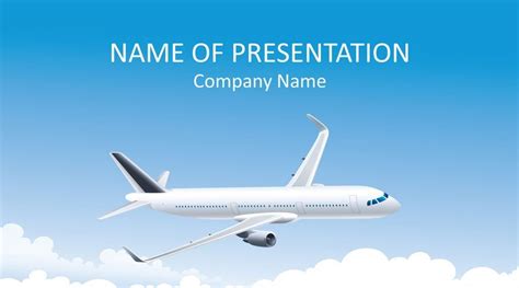 Airplane Powerpoint Template