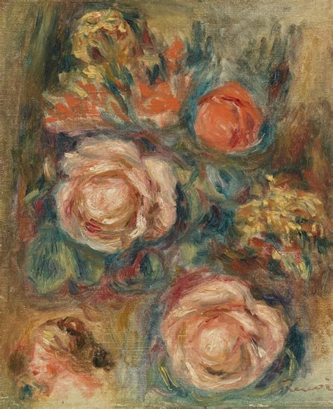 Barnes Collection Pierre Auguste Renoir, Flower Painting, Oil Painting ...