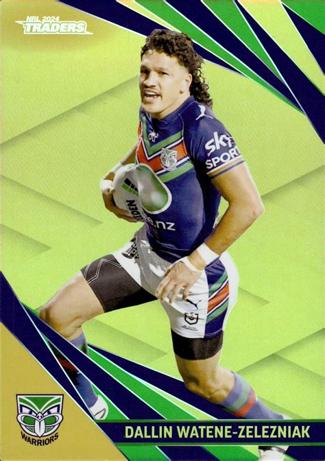 2024 NRL Traders Gold Specials - GS144 Dallin Watene-Zelezniak Warriors - Gold Coast Trading Cards