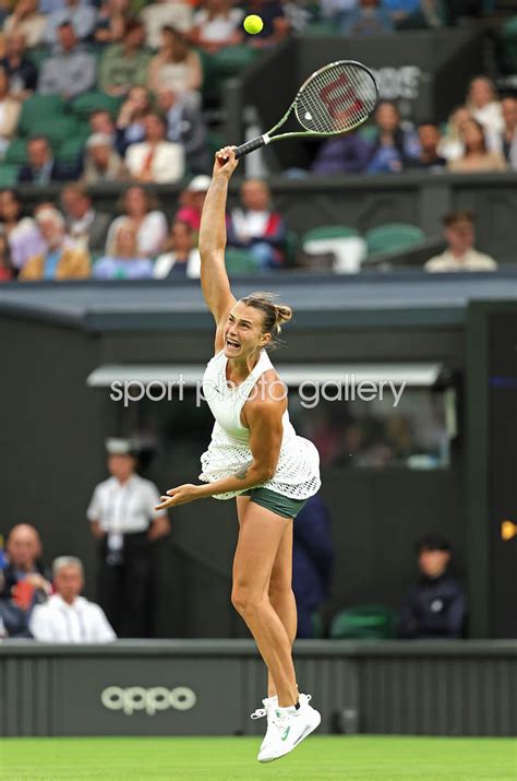 Aryna Sabalenka serves First Round Wimbledon 2023 Images | Tennis Posters