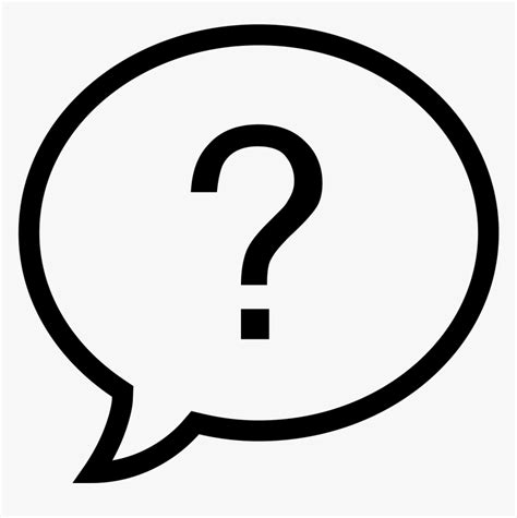 Question Mark Png - Speech Bubble With Question Mark, Transparent Png , Transparent Png Image ...
