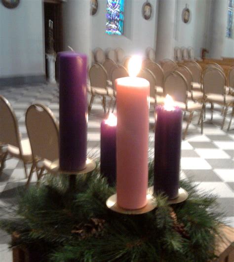 The story behind the pink Advent candle - Catholic Hotdish | Advent candles, Candles, Advent crafts