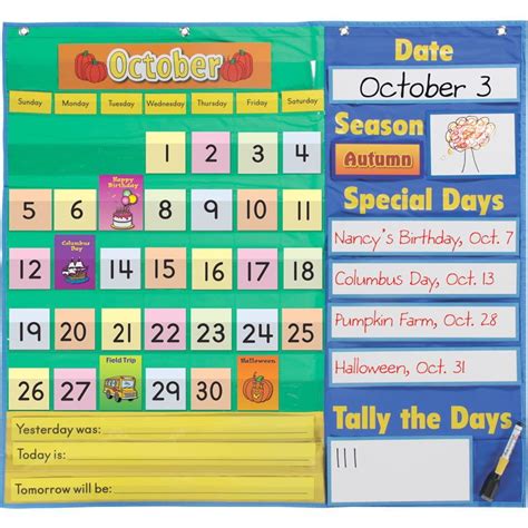 Today's Calendar Pocket Chart™ - Walmart.com