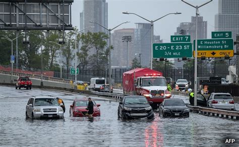 New Yorks Heavy Rain Flood 'New Normal' Due To Climate Change, Says Governor