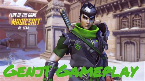 Genji Gameplay (Overwatch) - YouTube