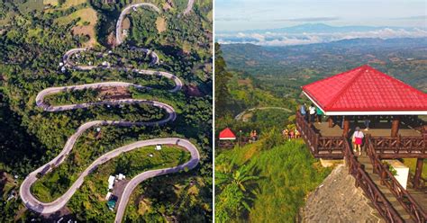 Quezon “Zigzag” Road Aerial View along BuDa Road in Bukidnon