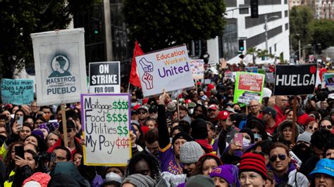 Los Angeles education strike cancels school for 420,000 students ...