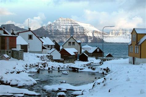 Gjógv, Faroe Islands.(winter) | Ilhas faroe, Lugares incríveis, Ilha