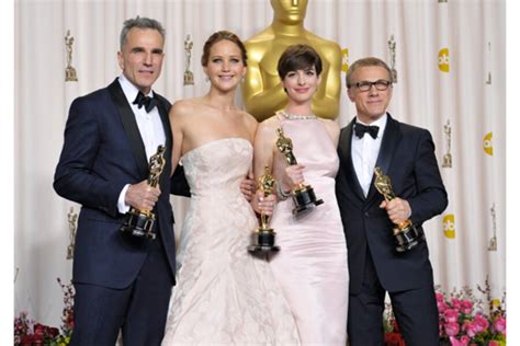 Anne Hathaway, Jennifer Lawrence, and Christoph Waltz: Behind the ...