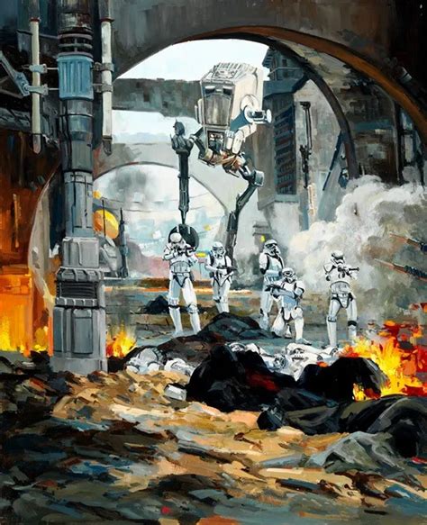 Stormtroopers In Battle Art