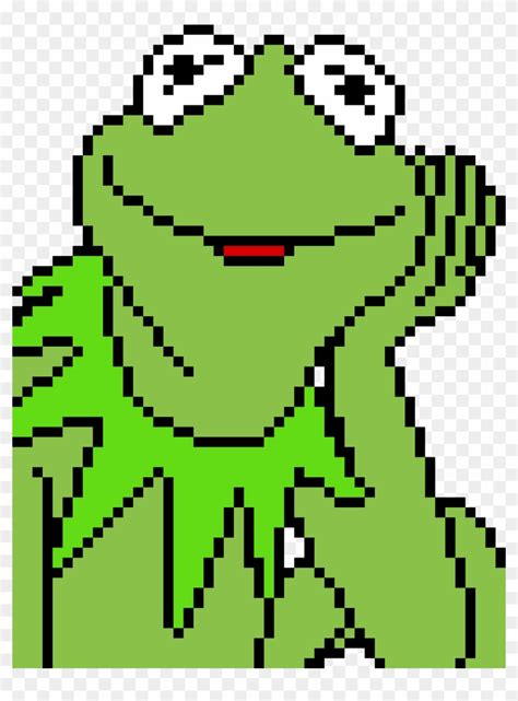 Kermit The Frog - Kermit Pixel Art, HD Png Download - 882x1152(#138702) - PngFind