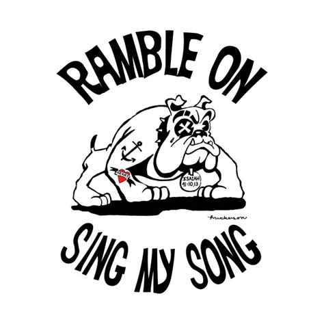 Ramble On - Traditional Tattoo - T-Shirt | TeePublic