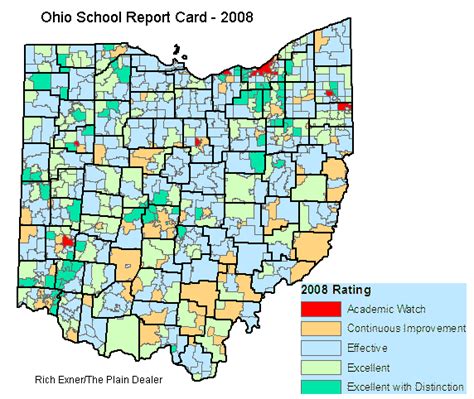 School Districts Ohio Map | Time Zones Map