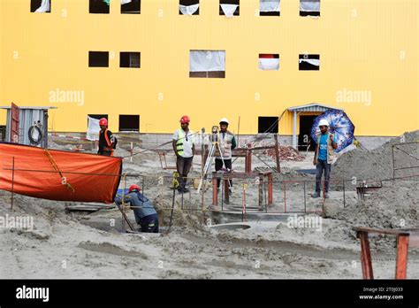 Pabna, Bangladesh - October 04, 2023: The under Construction of Rooppur ...