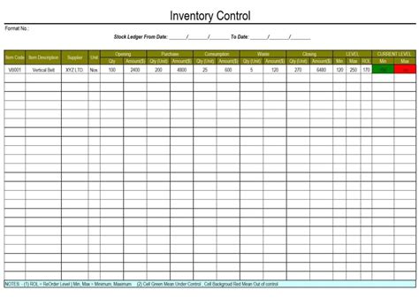 free inventory tracking spreadsheet template download — excelxo.com