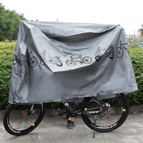 2018 UV protector cover dustproof Bike Rain Dust Cover Waterproof Outdoor Gray For Bike Bicycle ...