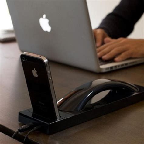 10 Desirable Docks That Turn Your iPhone Into a Desk Phone | Cool stuff, I want and Tech gadgets